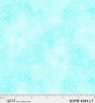 Sorbet Pin Dots 4984 LT Teal P and B Textiles